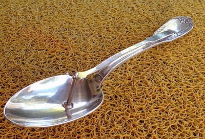 Ancienne Cuillere à ABSINTHE estampillé Métal Français Aciere Vintage Bistrot 