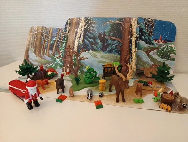 Playmobil 5495 - Calendrier de l'avent Sapeurs-pompiers avec jeu de