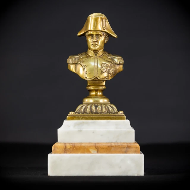 Sujet En Bronze XIXe Buste Napoléon Patine Brune Nuancée Fine Ciselure M1560 133283