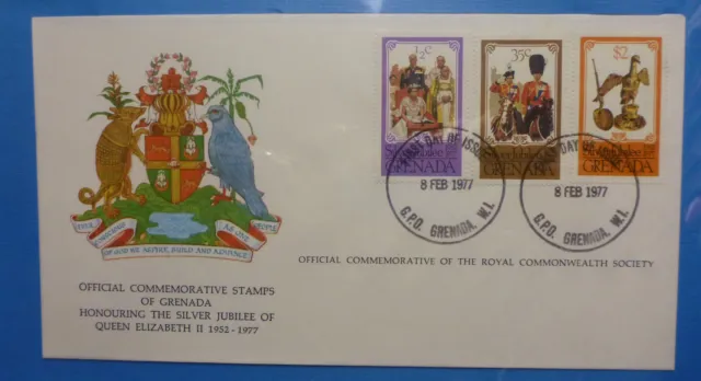 1977 Rcs Qeii Silver Jubilee First Day Cover- Grenada