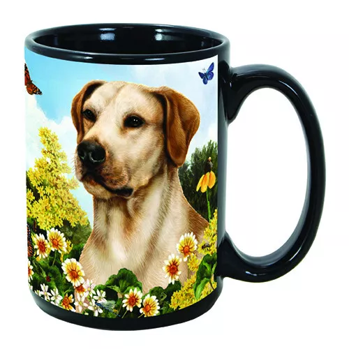 Garden Party Mug - Yellow American Labrador Retriever