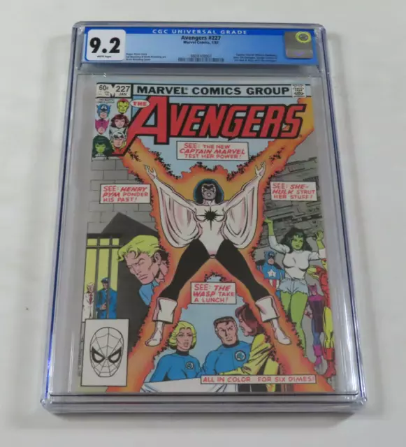Avengers #227 CGC 9.2 Captain Marvel/ Monica Rambeau Joins the Avengers Marvel