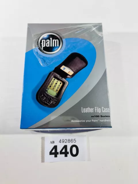 VINTAGE Palm Pilot M100 Leather Flip Case - Opened / New - Original Palm Case
