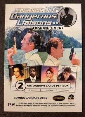 JAMES BOND Dangerous Liaisons Promo Card #P2 Rittenhouse 2005 2