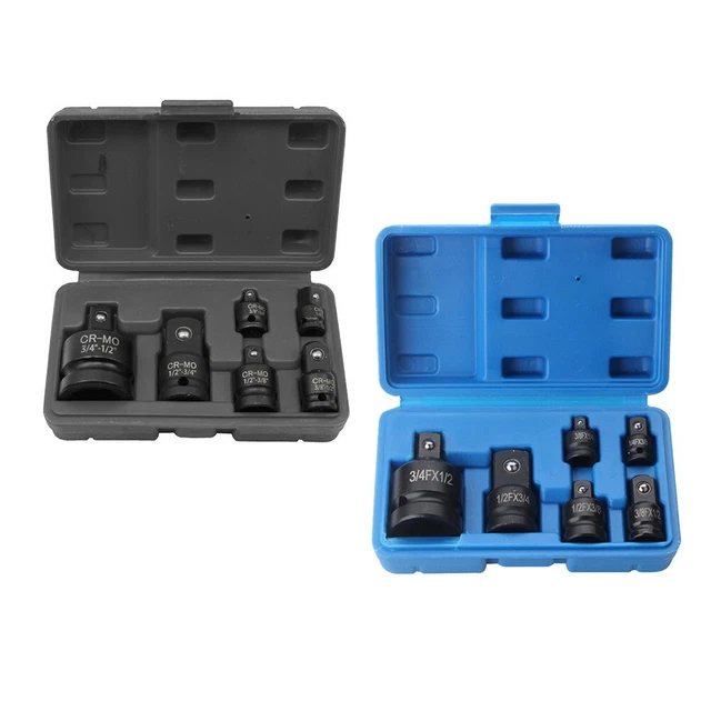 Set 5 Estrattori Per Dadi Ruota Bloccati KIMISS - Acciaio Cromo-molibdeno, Bussole 17/19/21/22mm + Attrezzo 1/2, Custodia Inclusa, Per Officina