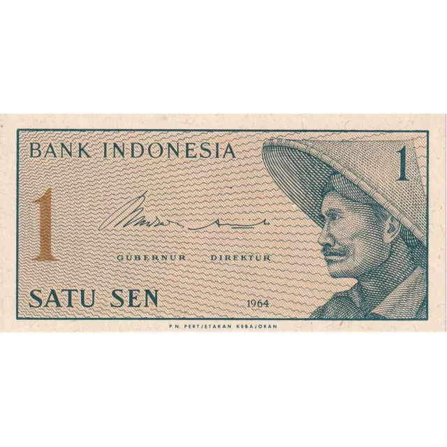 [#149856] Indonesia, 1 Sen, 1964, KM:90a, UNC(65-70)