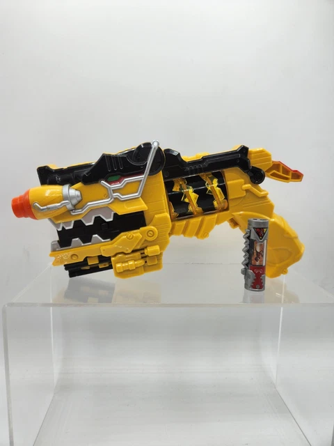 Power Ranger Yellow Gun POWER RANGERS DINO Charge Yellow Morpher Gun No 1 Charger Energem T-Rex ...