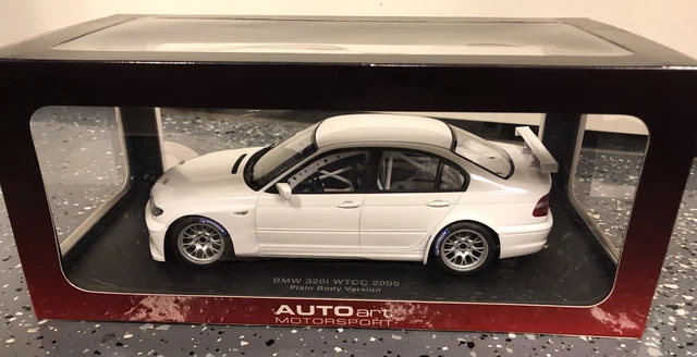 AUTOART BMW E46 320i WTCC 2005 Plain Body Version White