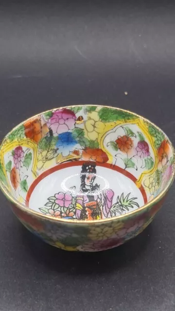 China Cloisonne Schüssel  Schale Deko Ornamente Handarbeit 063002 5*2,5cm