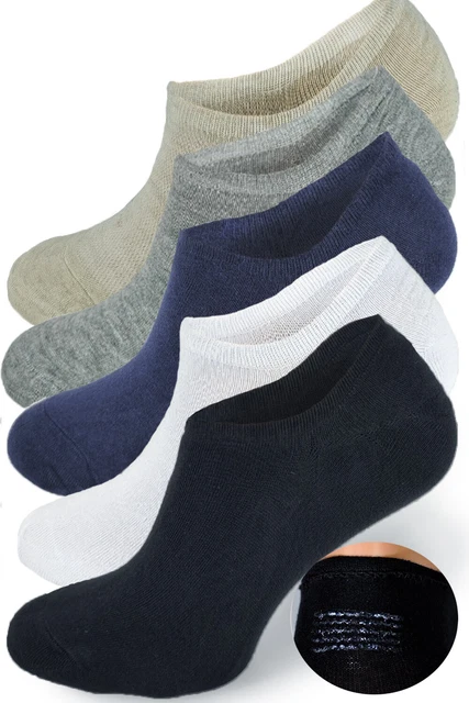 Chaussettes de sport en coton avec grip en silicone