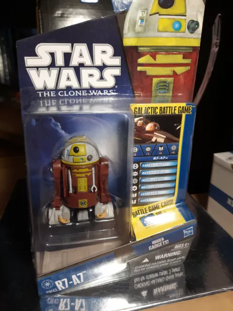Star Wars Clone Wars Figura Battaglia Galattica R7-A7 CW 43 droide di Ahsoka
