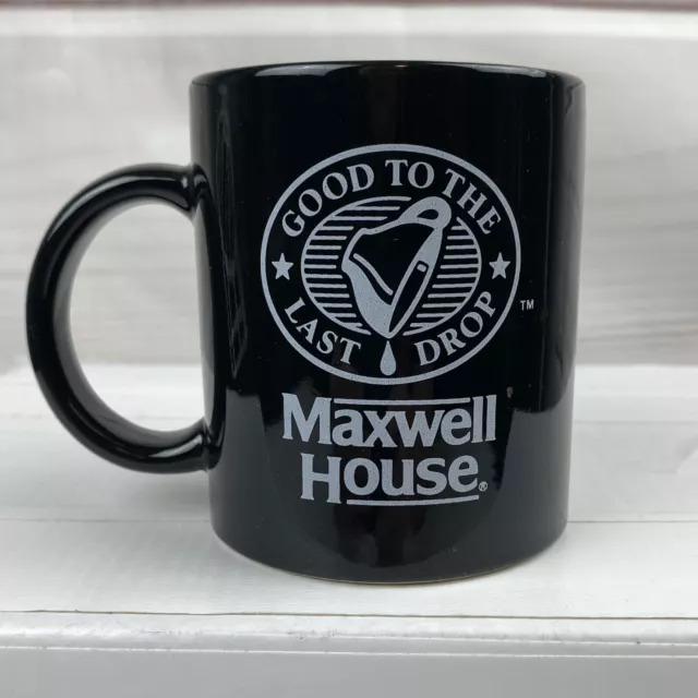 Elvis Presley Maxwell House Coffee Cup Mug Black Good To The Last Drop Vtg Tea 2