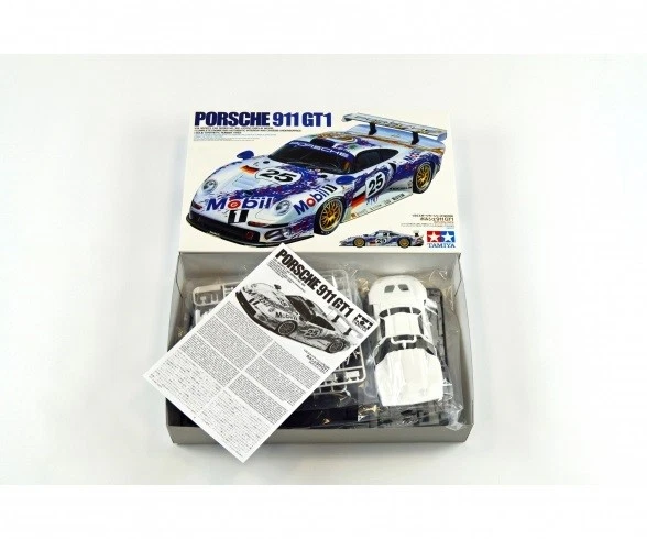 Duo Porsche 911 GT1-18 Type 996 N° 26 & N° 25 Sieger & 2. 24h Le Mans 1998 1 43 Spark Wap0200110plm2