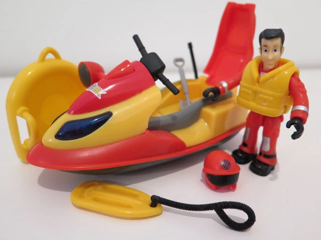 Sam Juno – Moto De Agua Con Figura De Elvis Para Bombero Sam, Juguete Flotante De Rescate Con Asiento Plegable