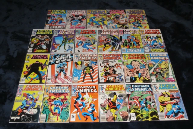 Captain America 325 - 353 Collection 23 Marvel Comics Lot No 323 333 352 354 360