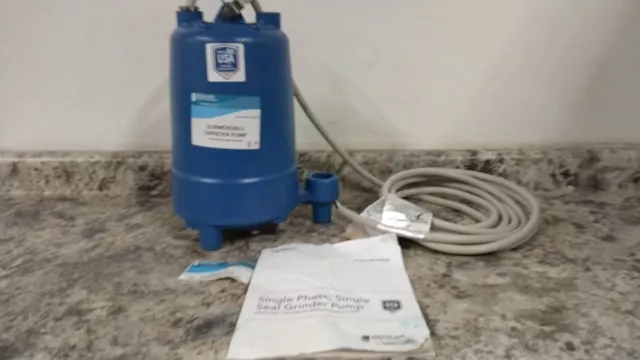 Goulds Water Technology RGS2012 2 HP 3450 RPM 208/230VAC Grinder Pump
