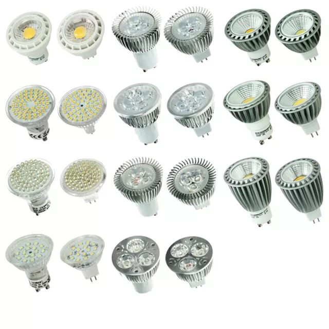 10er 3W/4W/5W/6W/7W/9W LED GU10 MR16 SMD LED Lampe Birne Leuchte Strahler Spot