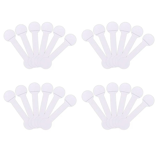 1000 Pieces Blank Jewelry Price Tags Stickers White Round Jewelry IdentificI4