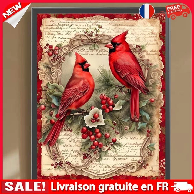 Kit Peinture Diamant 5D En Forme De Poules - 30x40 Cm - Perceuse Partielle - Loisir Créatif, Décoration Murale