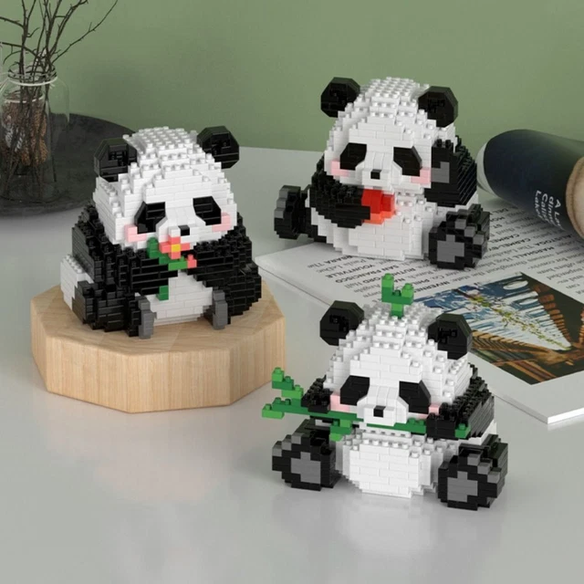 Briques De Construction Panda, Panda Blocs De Construction, Panda Micro