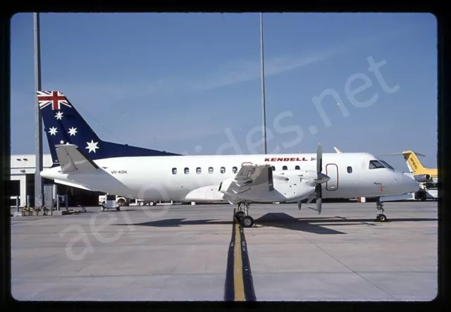 Kendell Airlines Saab 340A VH-KDK Sep 94 Kodachrome Slide/Dia A6