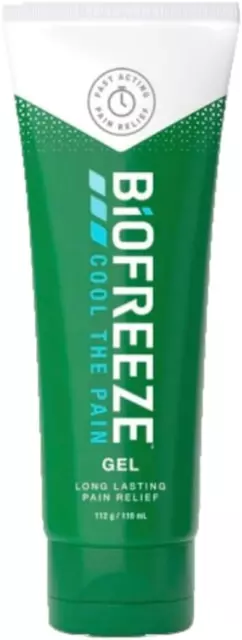 Biofreeze Pain Relieving Gel, 118ml, Fast Acting for Muscle, Joint, & Back Pain