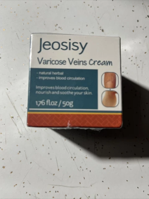 Jeosisy VaricoseVeinsCreamTreatment para Piernas NaturalHerbal MejoraLa Circulación
