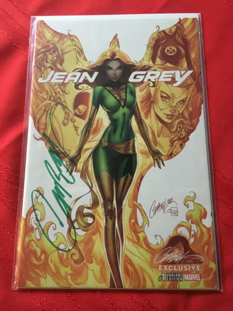 Jean Grey #1 SIGNED J Scott Campbell Exclusive Variant B - NM w/COA
