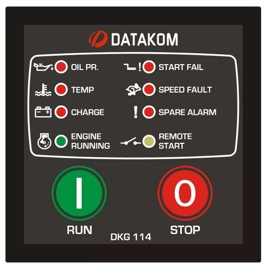 Datakom DKG-114 Generator Manual and Remote Start Control Panel/Controller