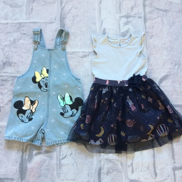 Pacchetto vestiti per ragazze 3-4 anni Next TU ecc abito top pantaloncini tuta ecc 4