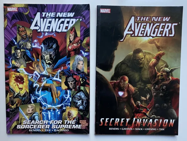 New Avengers Secret Invasion and Vol 11 Search for the Sorcerer Supreme TPB Lot
