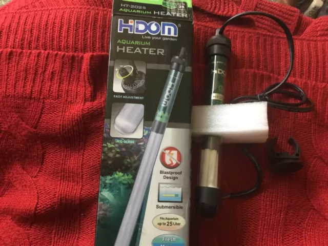 Hidom 25W Submersible Aquarium Heater