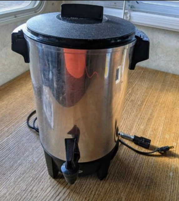 VINTAGE WEST BEND Party Perk Coffee Maker Automatic 1230 Cup