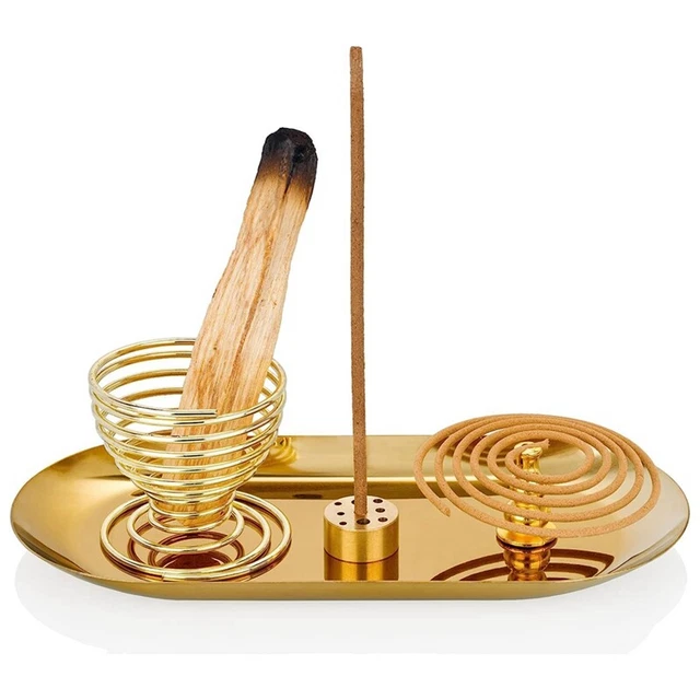 4Pcs Incense Holder, Sage Holder, Incense Burner for Incense Sticks/Coil In E4S1