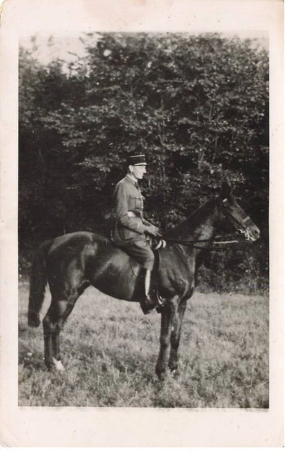 57 Metz Ap#Dc617 Carte Photo Militaire A Cheval Hispano Metz 1937