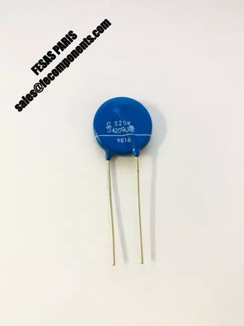 SIEMENS B72220S0421K101 Metal-Oxide Varistor, 420VAC, 10% (2Pcs)