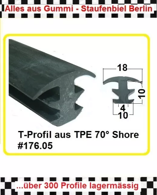 5m Antirutschprofil 9,15/m T-Profil Fugendichtung Treppenstufen 176.05  - 5