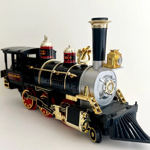 GOLD RUSH EXPRESS Train Engine 1986 New Bright Vintage Railroad