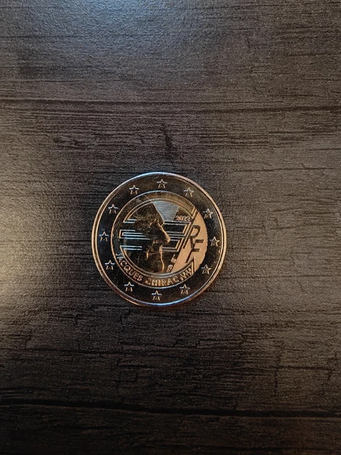 piece rare 2 euro jacques chirac valeur