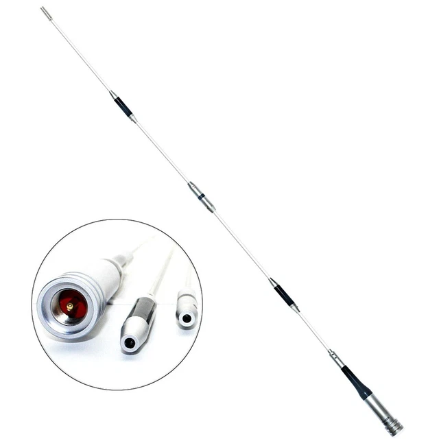 Doppio Fascia Antenna Auto Radio for Mobile Auto Accessori PL259 Nuovo