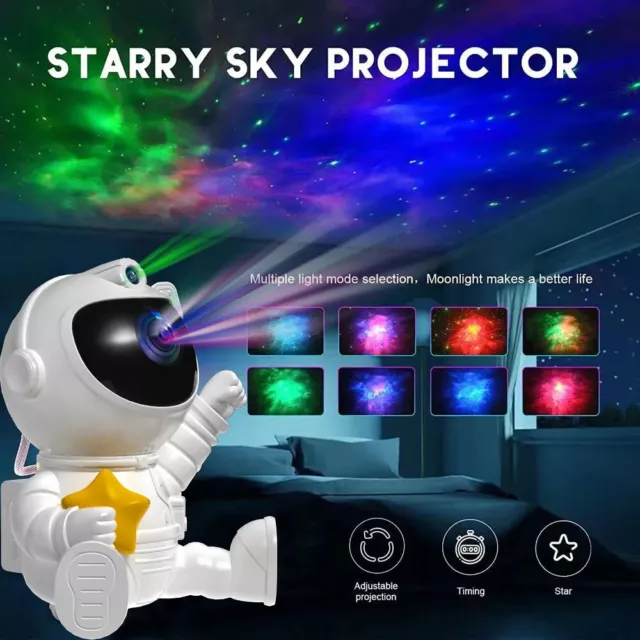 Galaxy Star Astronaut Starry Sky Projector Galaxy Night Light Bedroom Lamp Gifts