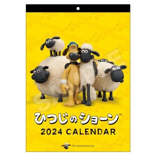 SHAUN THE SHEEP Wall Calendar 2024 42.65 PicClick