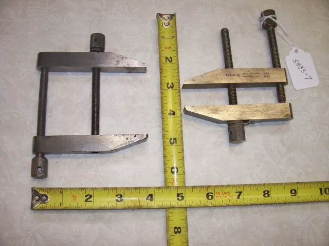 Parallel Clamps, (2) Brown & Sharpe  No. 754-E-2-1/2, Parallel Clamps, USA