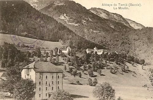 Cpa Abbaye De Tamie Le Moulin