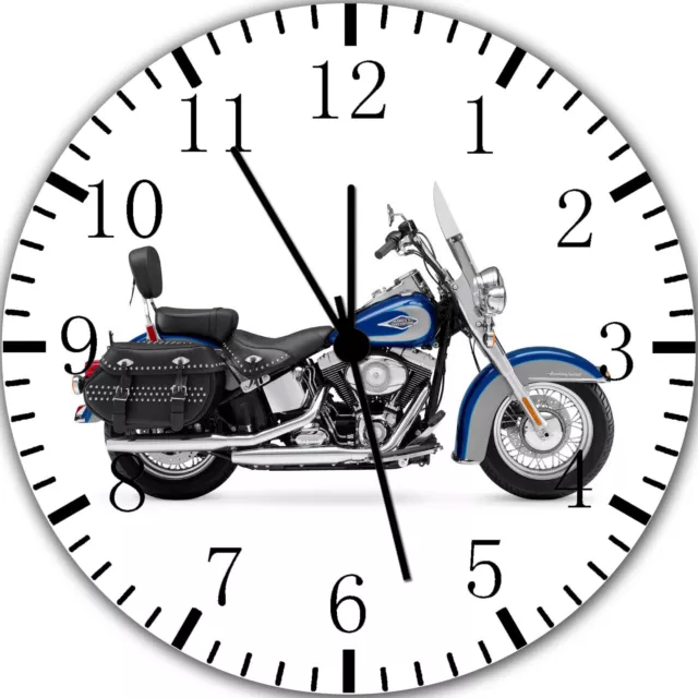 Americano Moto Frameless Bordes Wall Clock Bonito Para Regalos O Decoración Y126