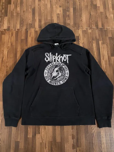 Slipknot Established 1995 Promo Rock Metal Band Sweatshirt Hoodie Black Medium