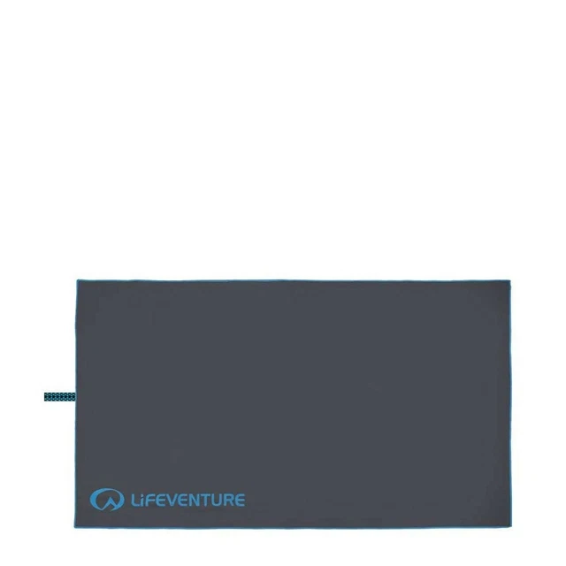 LIFEVENTURE SoftFibre EXTRA LARGE Lite Grey Travel Camping Beach Towel, X Large