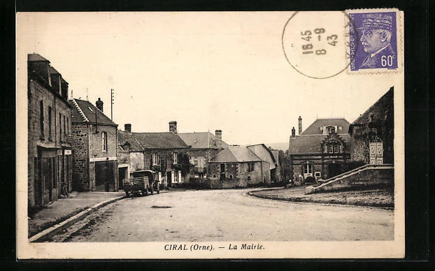 CPA Ciral, La Mairie 1943