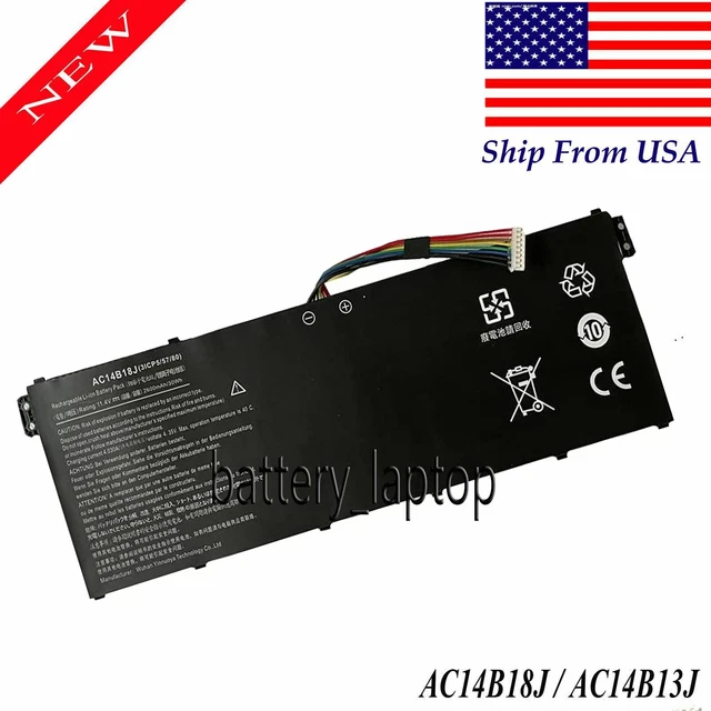 New For Acer Aspire ES1-531 LiIon Battery 11.4V 3220mAh AC14B18J (31CP5/57/80)