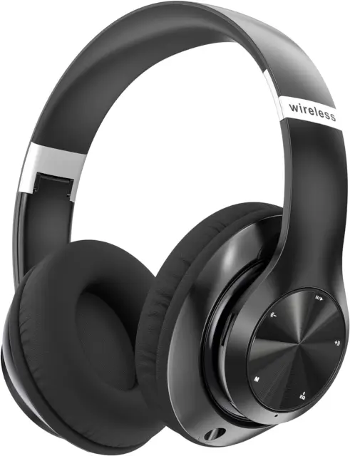 Lankey Sound Casque Bluetooth Sans Fil -60 Heures De Musique -Casque Audio Avec